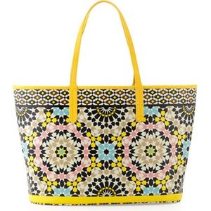 🆕 ORYANY St. Tropez Mosaic Print Tote Bag
